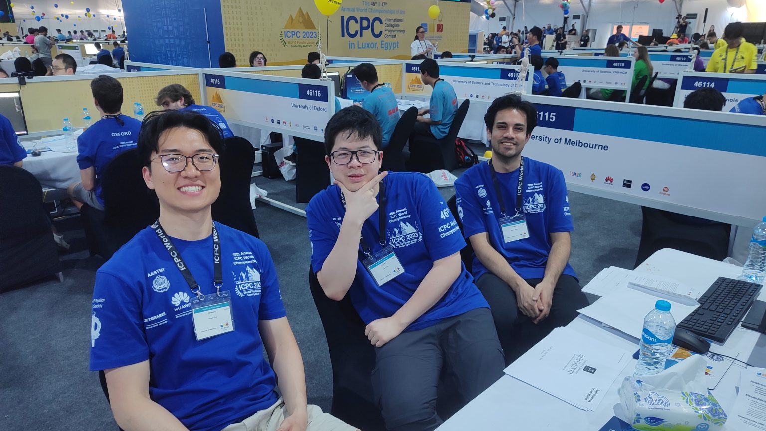 ICPC World Finals Luxor Results South Pacific Competitive